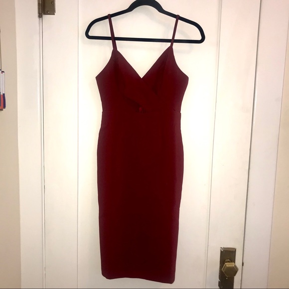 Red cocktail dress - Picture 5 of 6